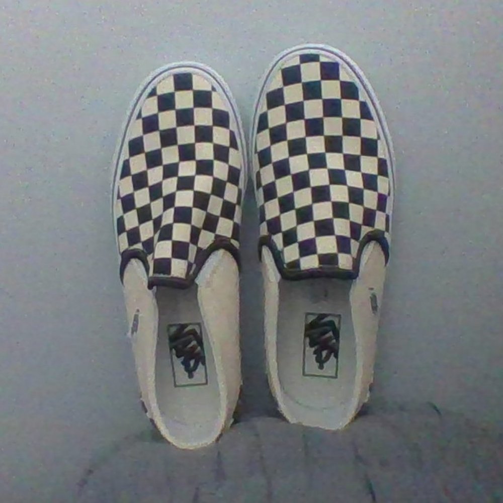 Womens 9 Checkered Vans (NEVER WORN!!!!)